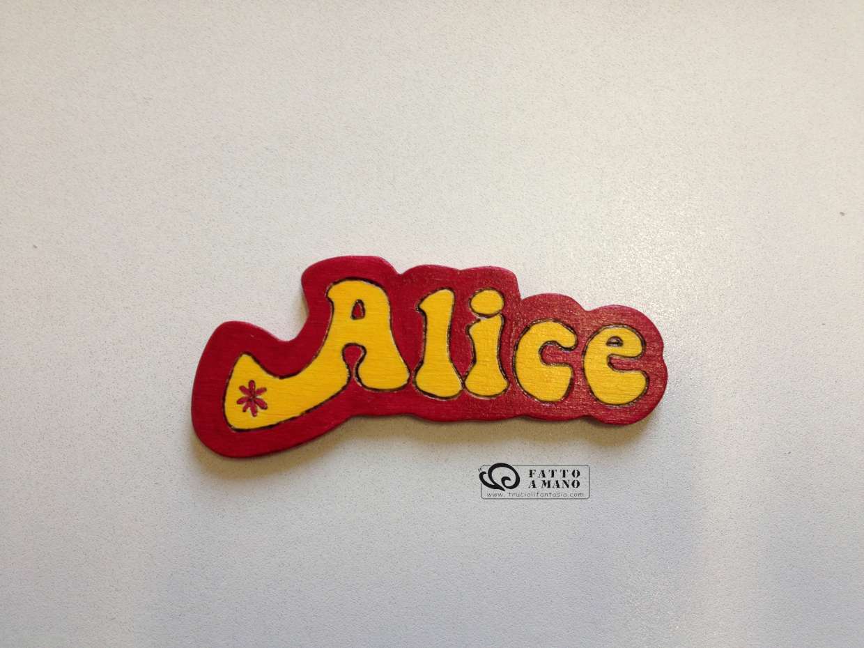 mxn Targhette in legno con nome per asilo, personalizzabili, con nome e